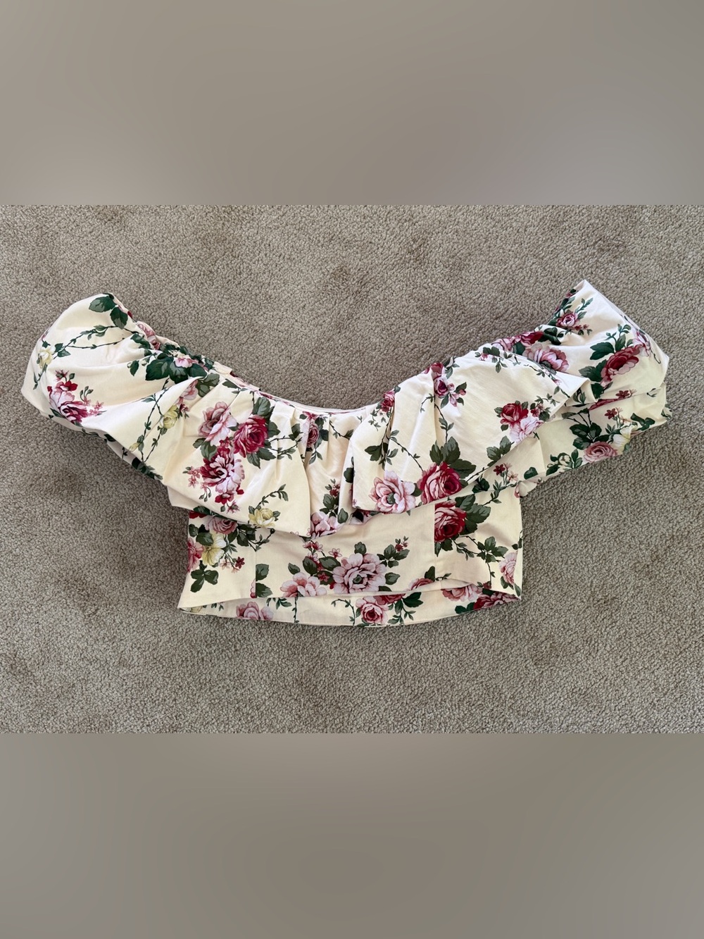Antonio Melani x The Style Bungalow Miraflores Floral Off-The-Shoulder Top 6 - Picture 3 of 8